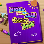 Masha And The Bear Coloring