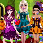 Princess Halloween Party game on adam-games